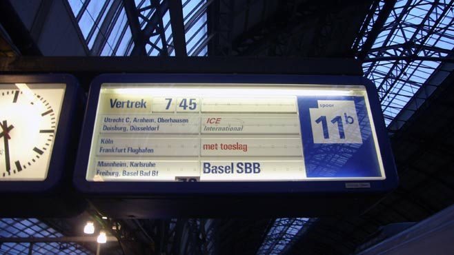 Abfahrt