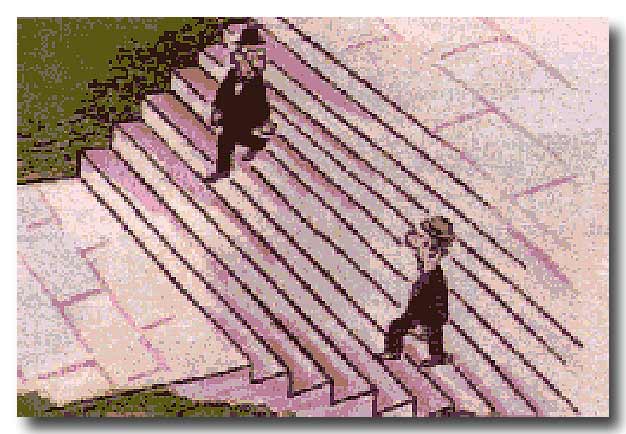 Verflixte Treppe