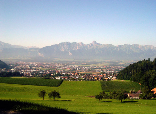 Blick auf Steffisburg