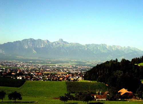 Blick auf Steffisburg